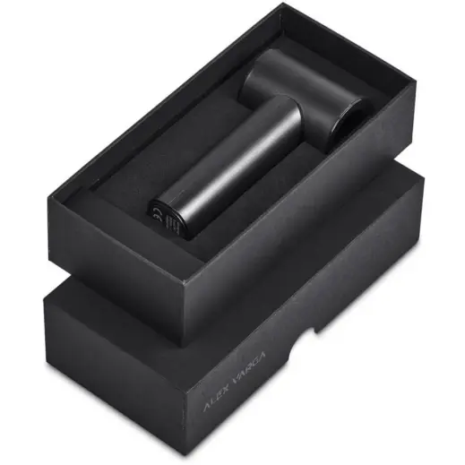 Alex Varga Othonis Rechargeable Handheld Mini Fan Gift Box Open